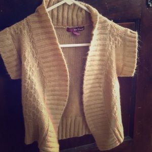 Girls short sleeved cardigan